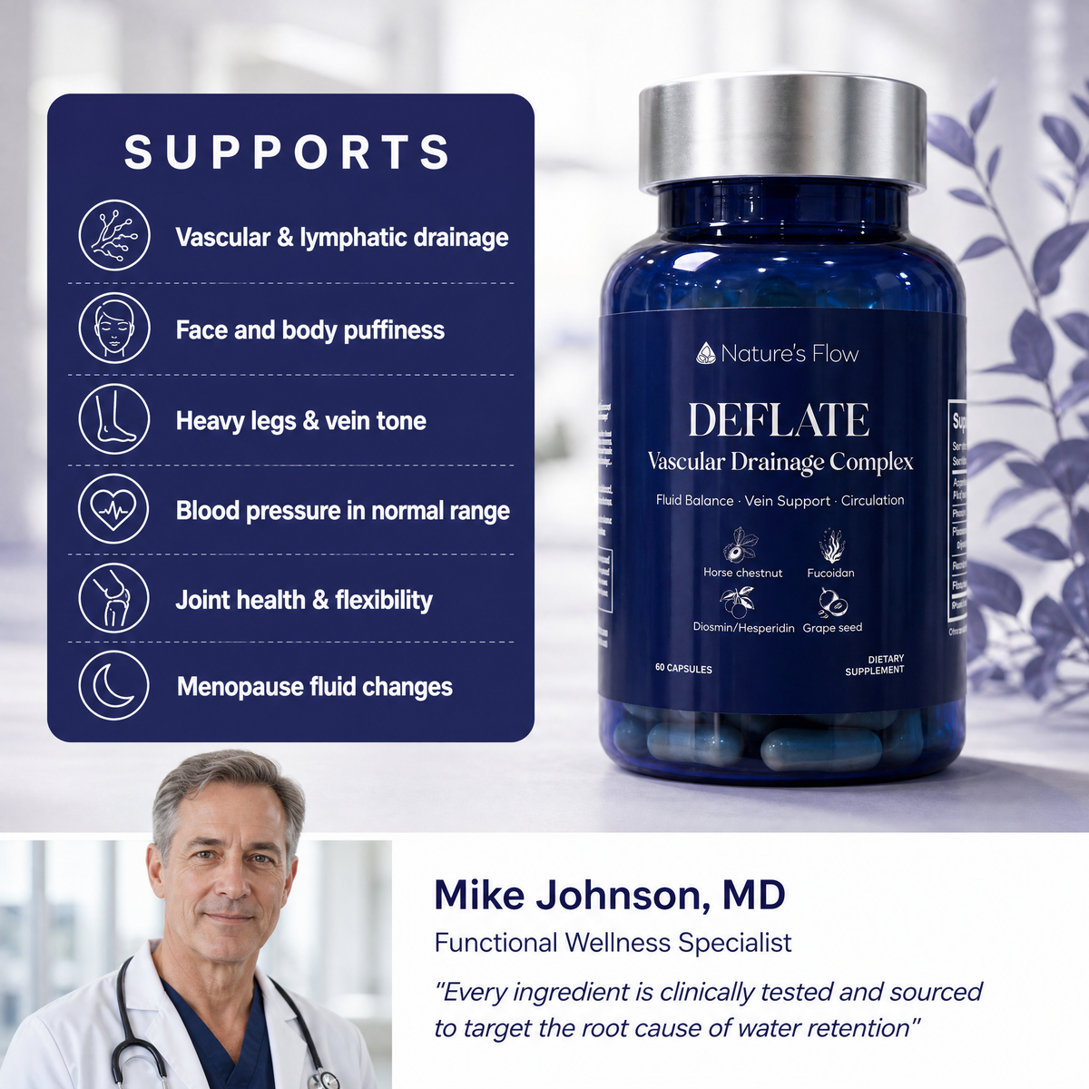 DEFLATE™ Vascular Drainage Complex
